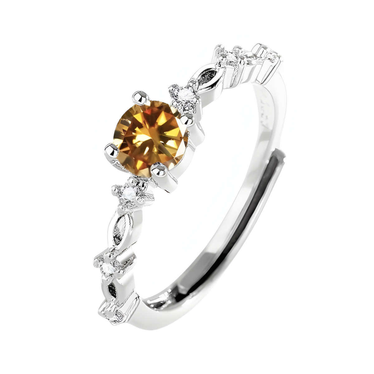 Anel Feminino em Moissanite – Luxo Refinado e Sofisticação