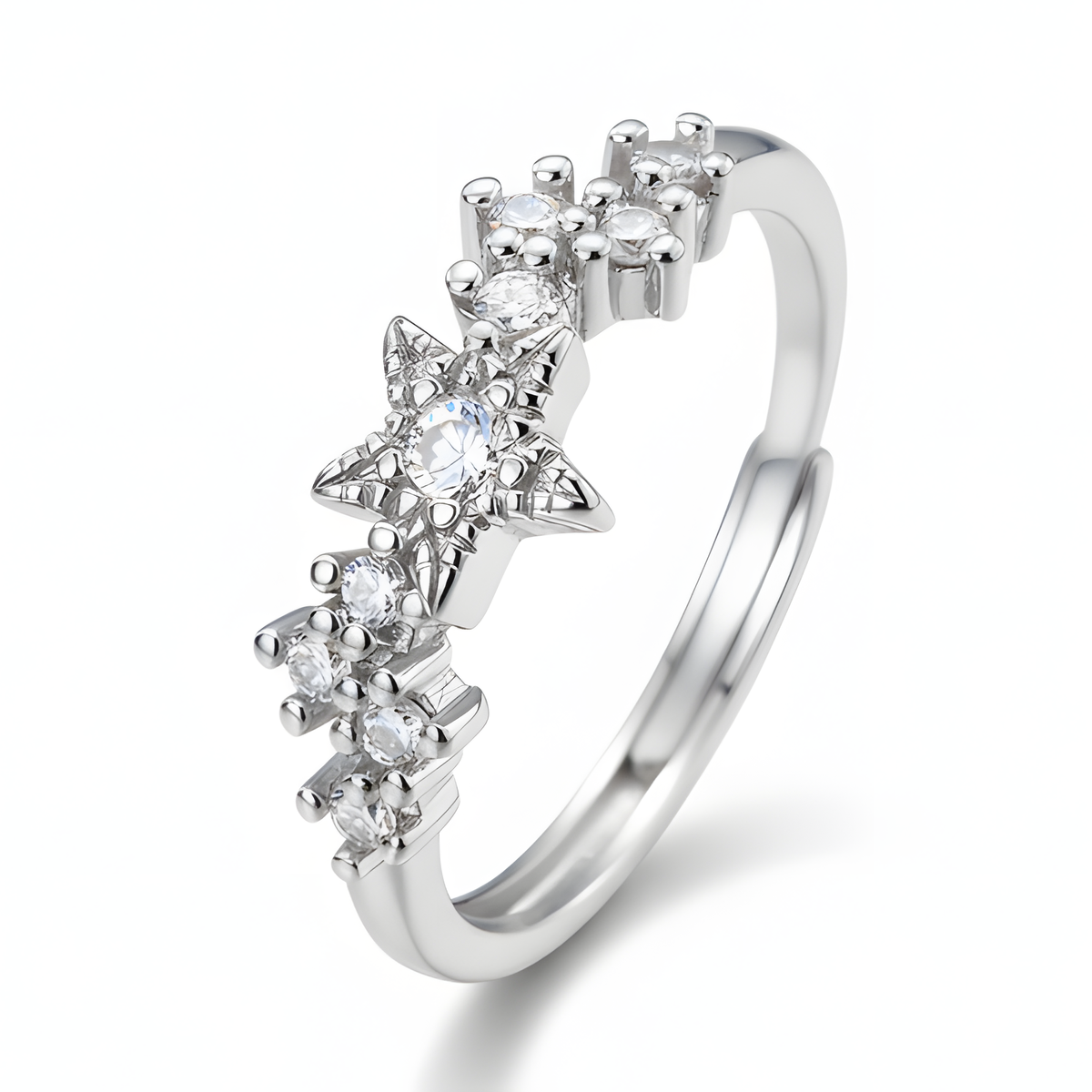 Anel Light Luxury de Cobre com Design Exclusivo em Cruz