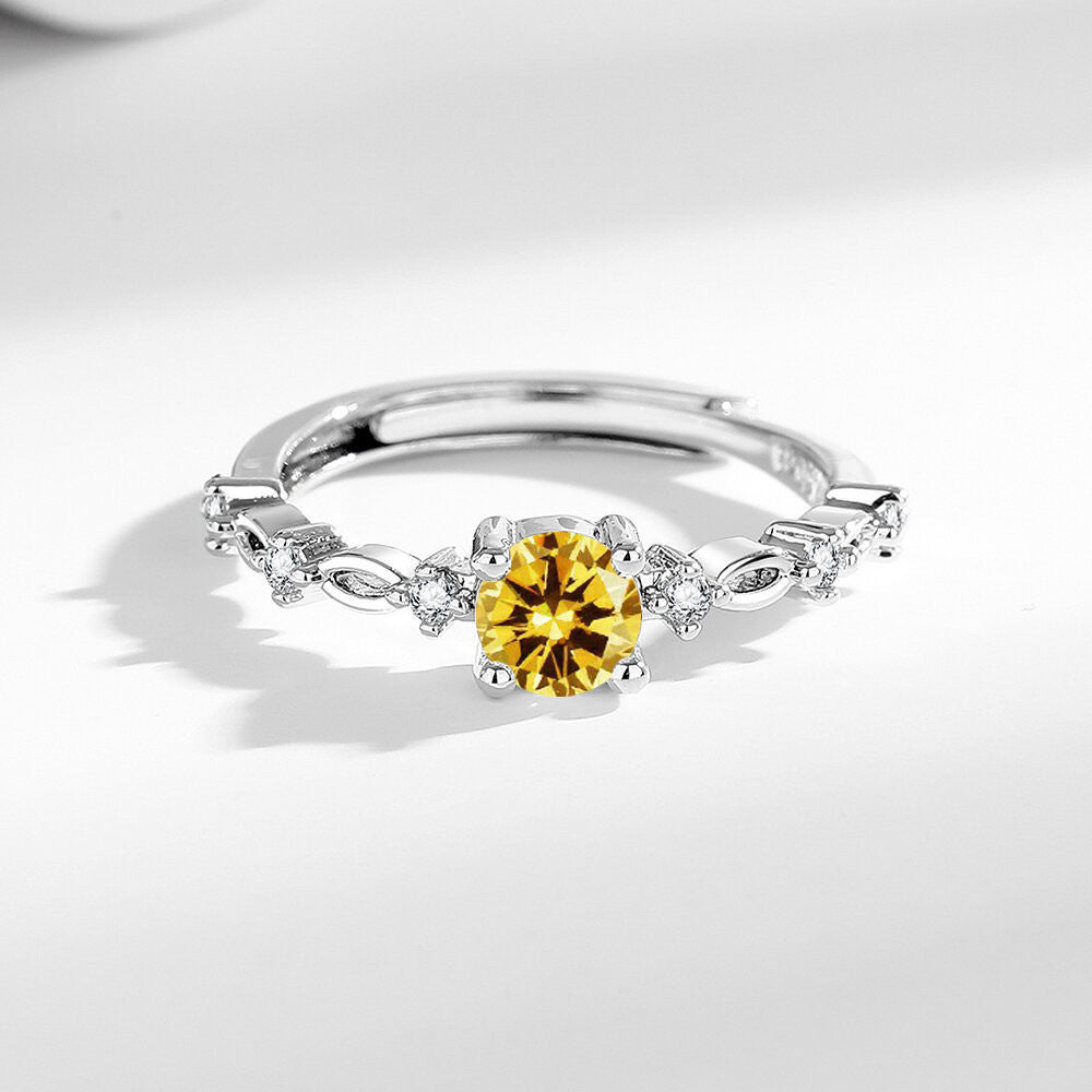 Anel Feminino em Moissanite – Luxo Refinado e Sofisticação