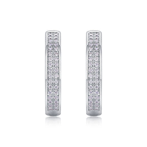 Firefly Light - Moissanite S925 Sterling Silver Earrings With Platinum-plated Stud Earrings, Fashionable, Trendy And Affordable Diamond Jewelry