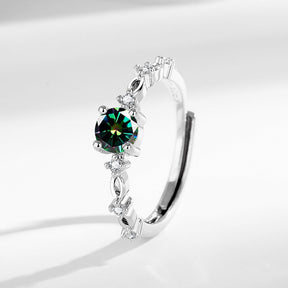 Anel Feminino em Moissanite – Luxo Refinado e Sofisticação