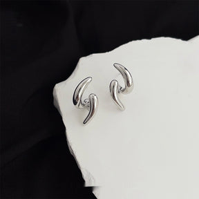 Personalized Ins Simple Commute Fashion Silver Stud Earrings