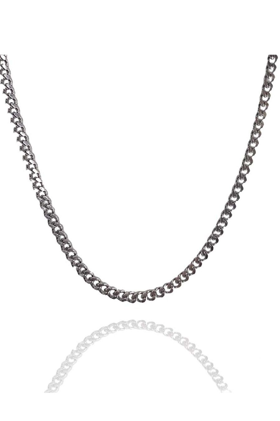 Colar Corrente Grumet 5mm Aço Inox MASCULINO