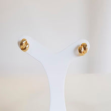 Carregar imagem no visualizador da galeria, BRINCO ARGOLA DUPLA BANHADO OURO 18K
